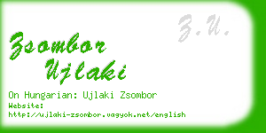 zsombor ujlaki business card